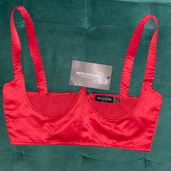 Red Underwire Bralette - Picture 1 of 2
